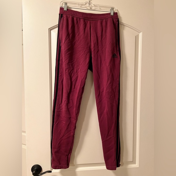 adidas Pants Adidas Mens Zip Leg 3stripe Sweat Pants With Zipper